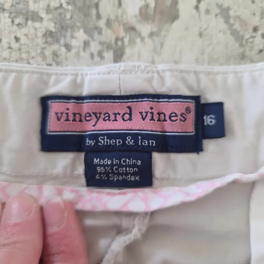 Vineyard Vines Khaki Mini Skirt Size 16
